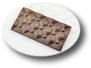 Форма для шоколада Плитка Сердечки