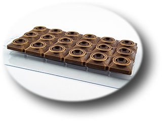 Пластиковая форма для шоколада Плитка Вулканы