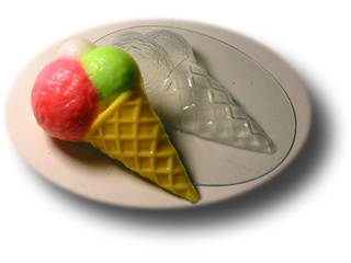 Форма для мыла Мороженое Рожок