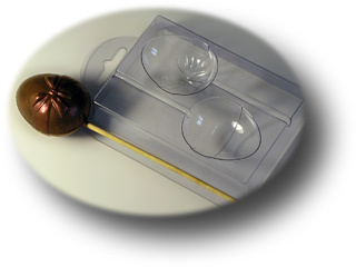 Форма для шоколада Яйцо с бантиком на палочке