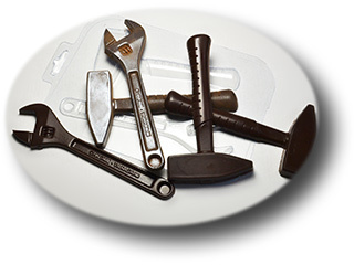 Форма для шоколада Ключ и молоток