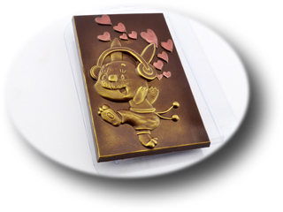 Форма для шоколада Плитка Счастливый Кролик