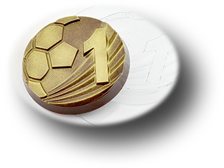 Пластиковая форма для шоколада Медаль Лучший футболист