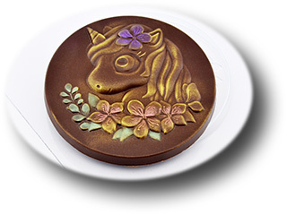 Форма для шоколада Медаль Единорог