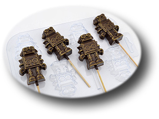форм для шоколада Робот на палочке