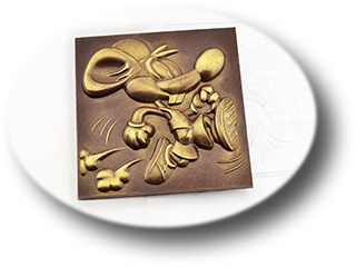 Пластиковая форма для шоколада Бегущая мышь