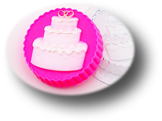 Форма для мыла Свадебный торт 2